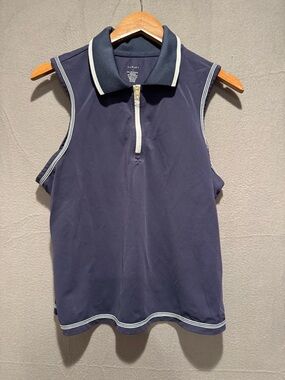 Varley Navy Sleeveless Performance tank top